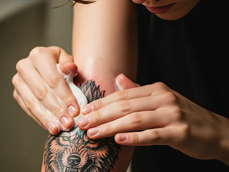 guía paso a paso para curar un tatuaje